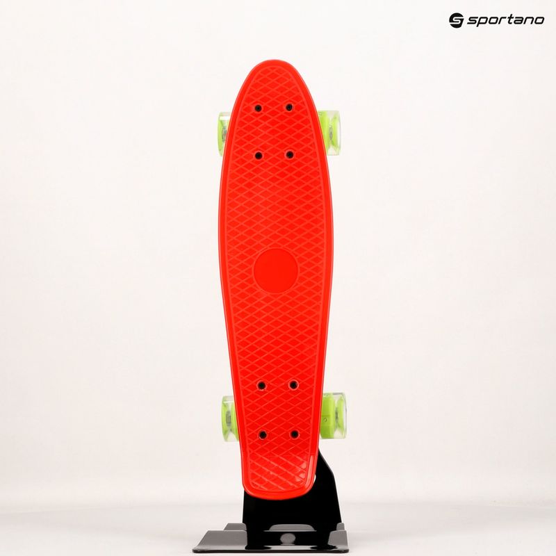 Clasic pentru copii cu LED-uri pentru copii mecanici skateboard roșu PW-506 9