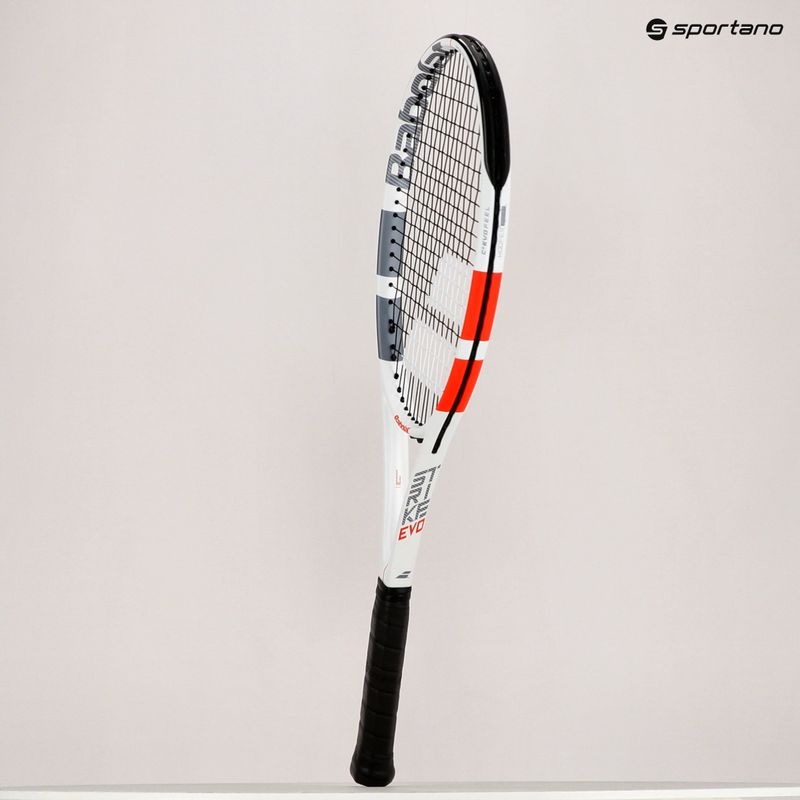 Rachetă de tenis BABOLAT Strike Evo alb 178871 9