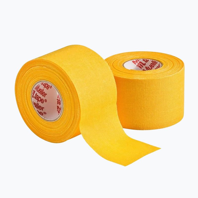 Bandă de kinesiotaping Mueller 1.5" M Tape Team USA yellow