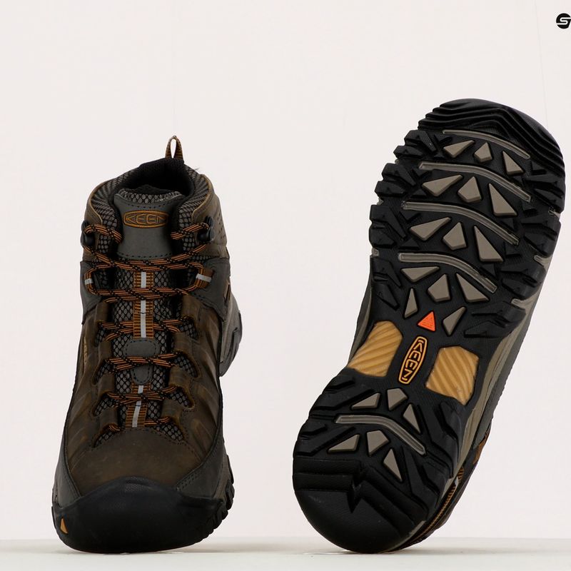 Cizme de trekking pentru bărbați KEEN Targhee III Mid negru olive 1017787 15