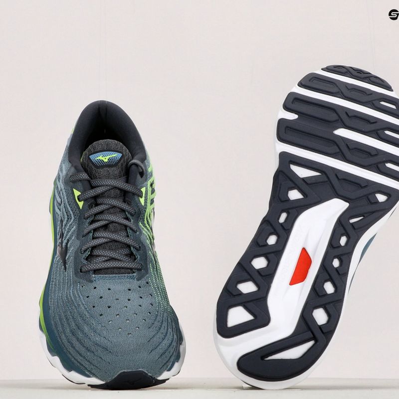 Pantofi de alergare pentru bărbați Mizuno Wave Horizon 6 albastru J1GC222615 11