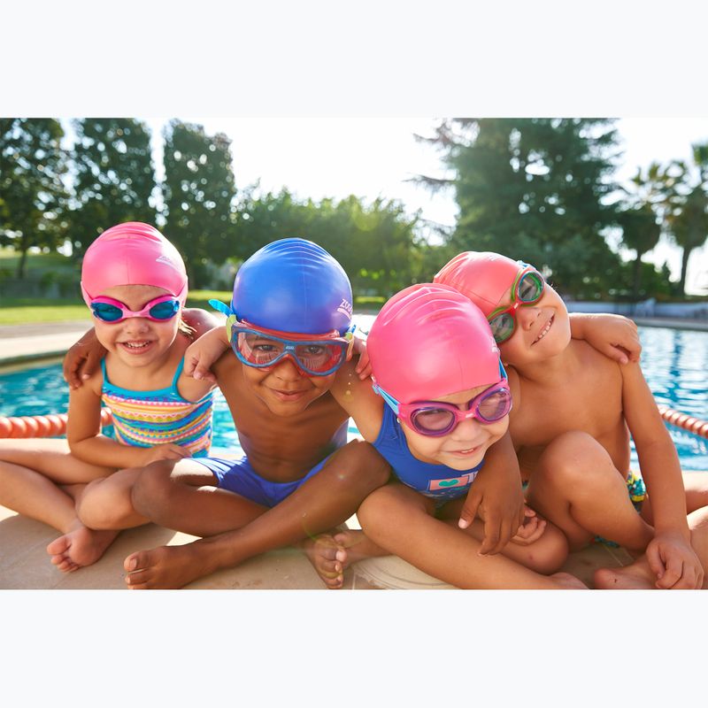 Ochelari de înot pentru copii Zoggs Little Sonic Air blue/orange/green/tint blue 3