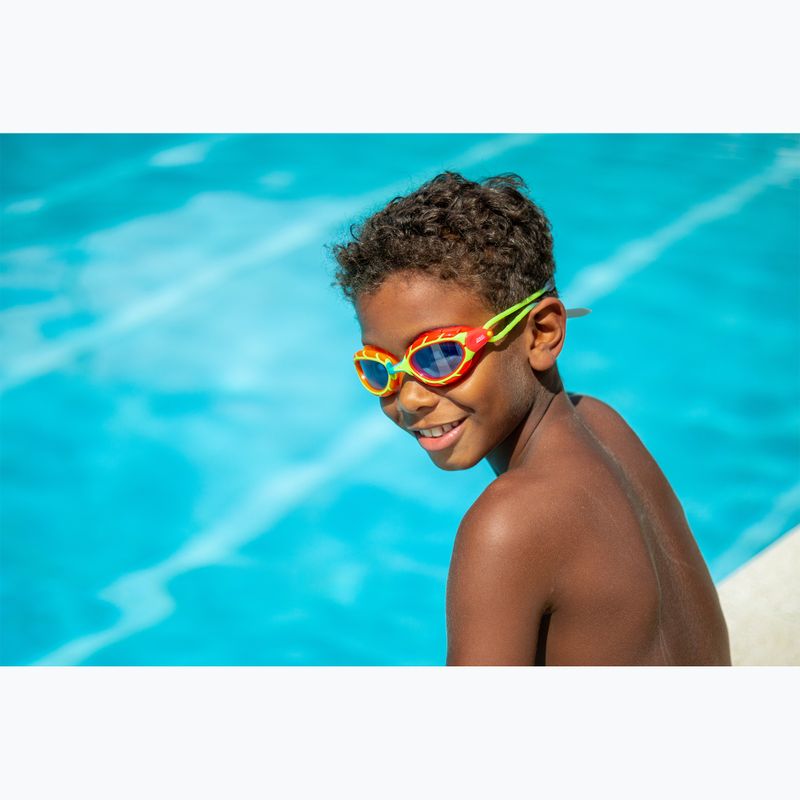 Ochelari de înot pentru copii Zoggs Predator green/orange/red/grey/green/tint blue 2