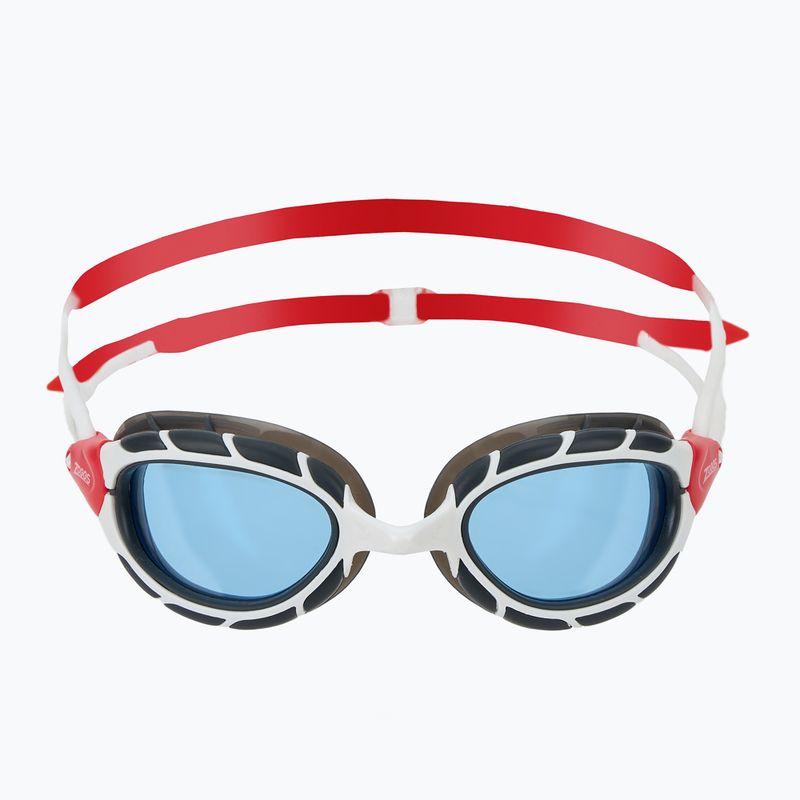 Ochelari de înot Zoggs Predator white/ red/ tint blue 2
