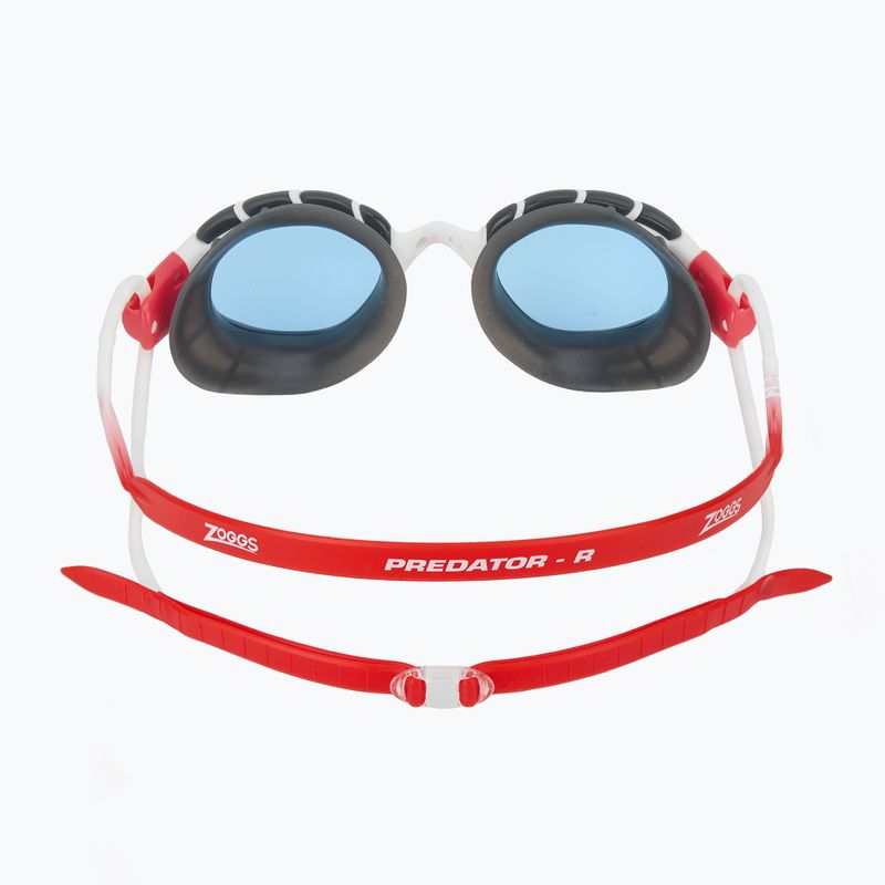 Ochelari de înot Zoggs Predator white/ red/ tint blue 4
