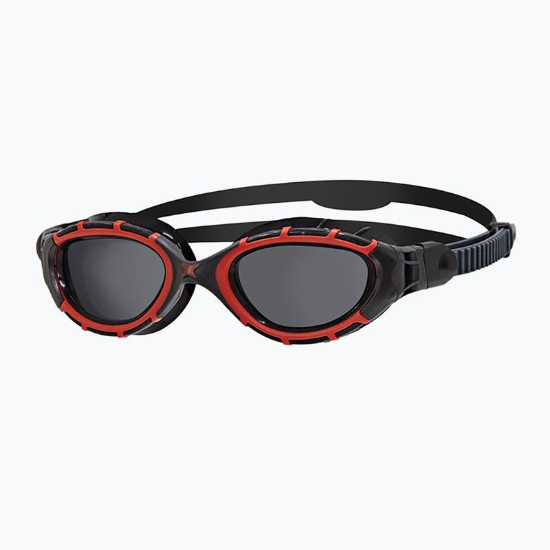 Ochelari de înot Zoggs Predator Flex Polarized red/ black/ smoke polarized