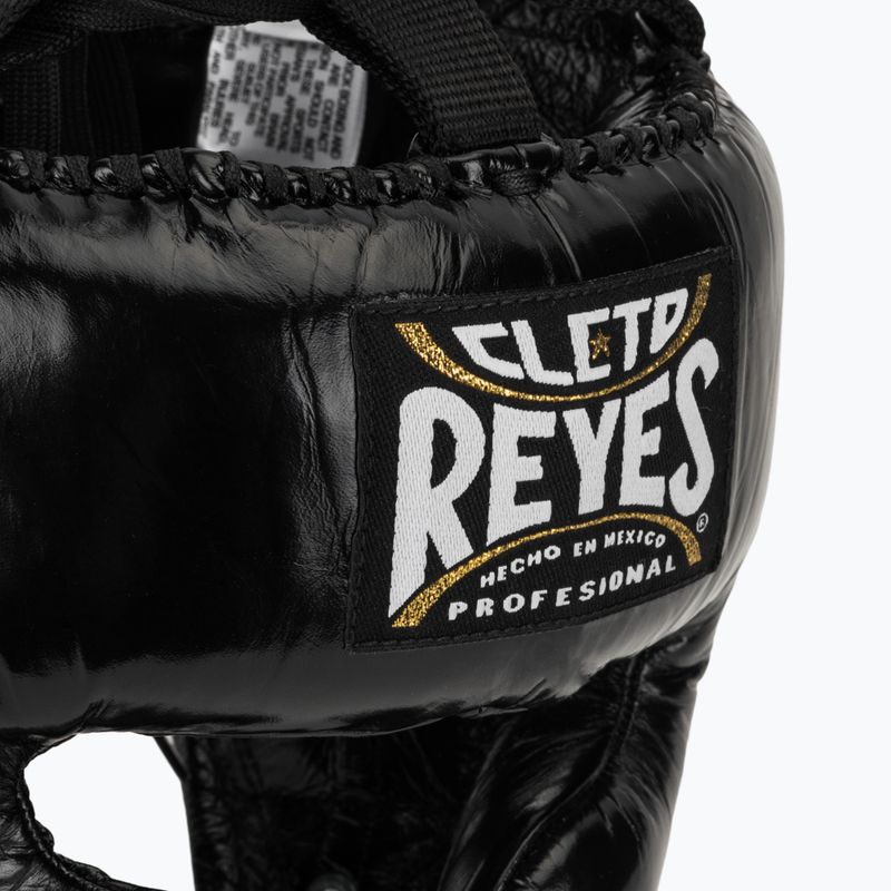 Cască de box Cleto Reyes Cheek Protectors Leather black 4