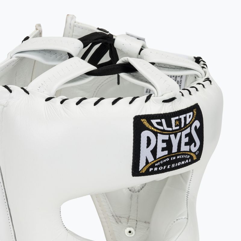 Cască de box Cleto Reyes With Pointed Face Nylon Bar white 4