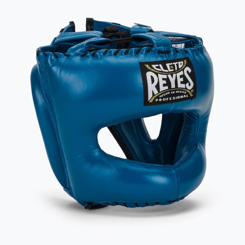 Casca de box Cleto Reyes With Pointed Face Nylon Bar albastru
