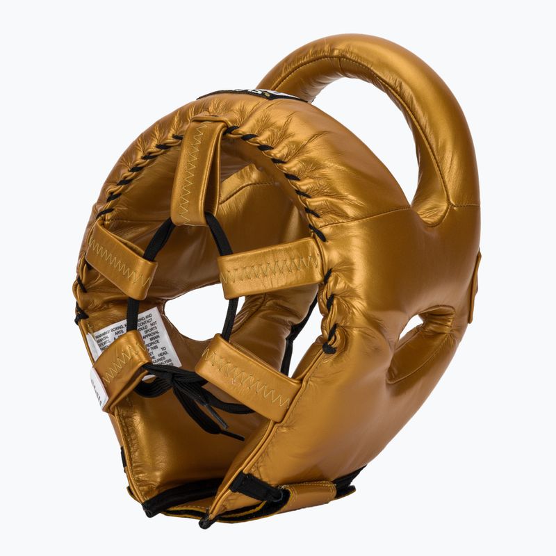 Cască de box Cleto Reyes With Round Face Bar gold 6