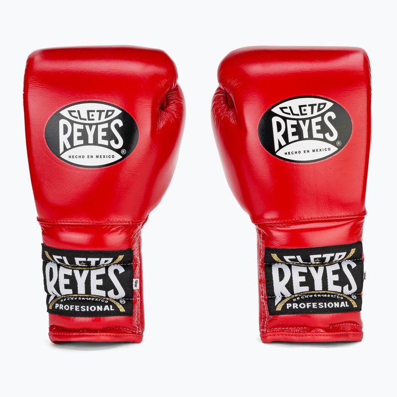Mănuși de box Cleto Reyes Lace Up Sparring red 2