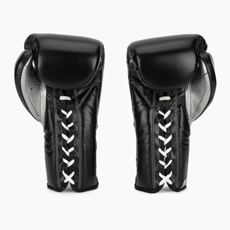 Mănuși de box Cleto Reyes Traning Thumb black/silver 3