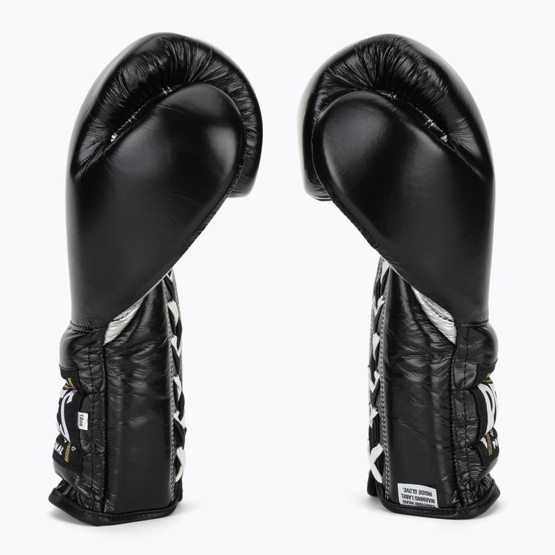 Mănuși de box Cleto Reyes Traning Thumb black/silver 4