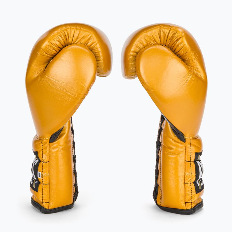 Mănuși de box Cleto Reyes Lace Up Sparring gold 4