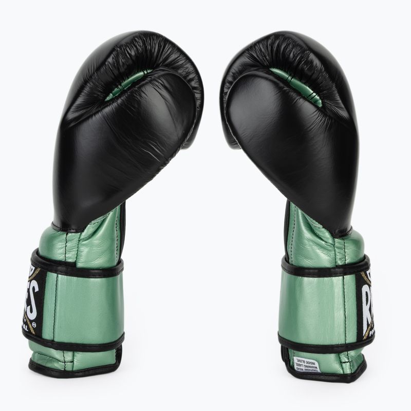 Mănuși de box Cleto Reyes Boxing Gloves With Hook green metallic / black 4