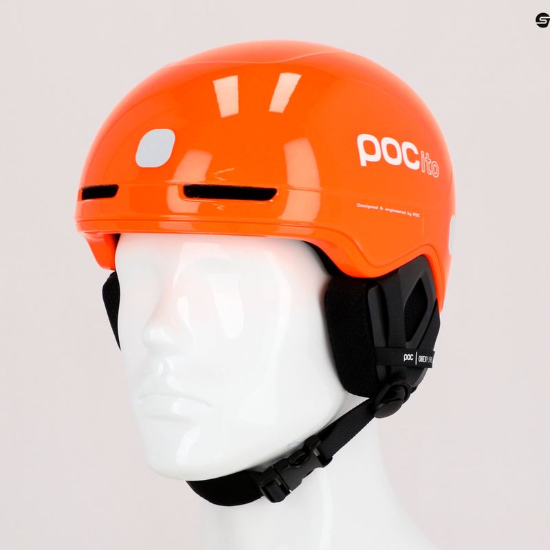 Căști de schi pentru copii POC POCito Obex MIPS fluorescent orange 9