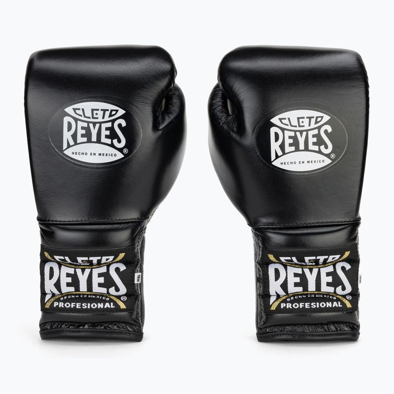 Mănuși de box Cleto Reyes Lace Up Sparring negre 2