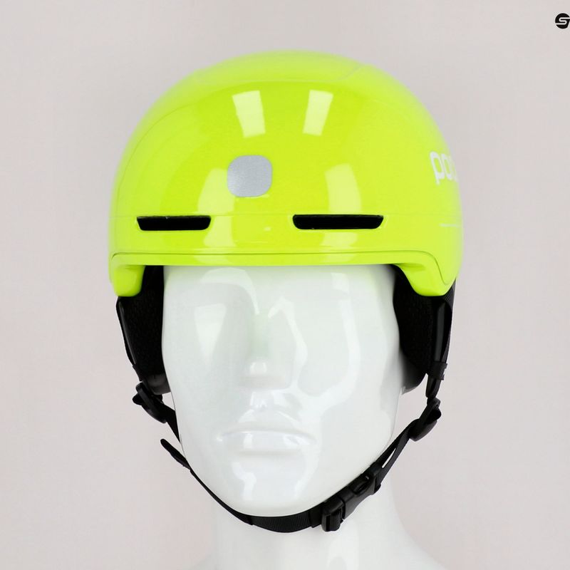Căști de schi pentru copii POC POCito Obex MIPS fluorescent yellow/green 9
