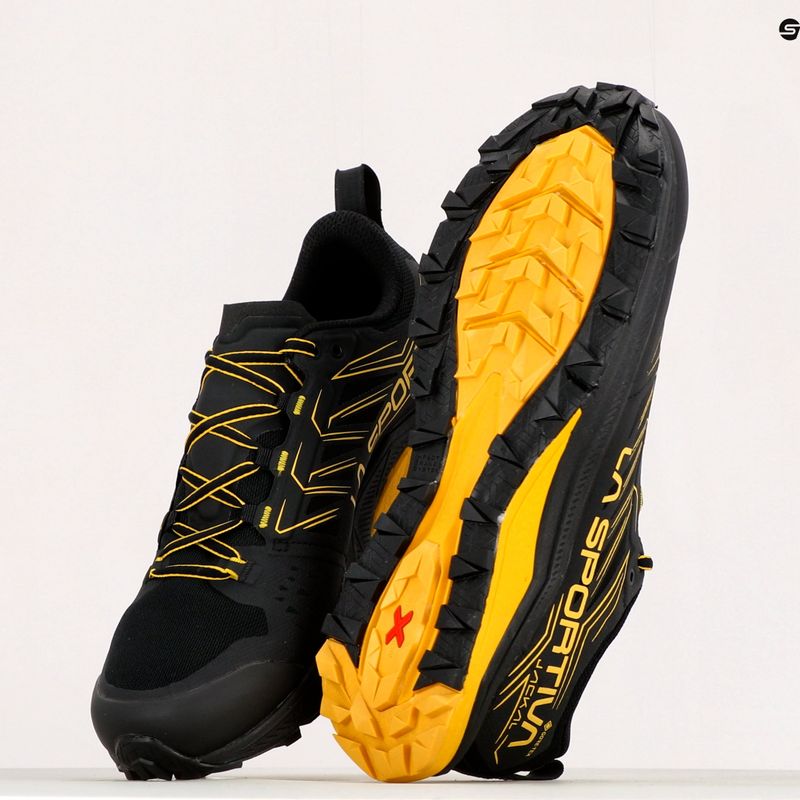 Pantofi de alergare pentru bărbați La Sportiva Jackal GTX de iarnă negru/galben 46J999100 12