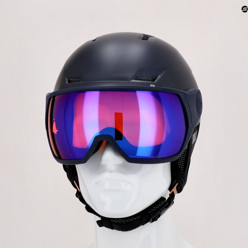 Cască de schi pentru femei Salomon Icon Lt Visor, negru, L41199800 9