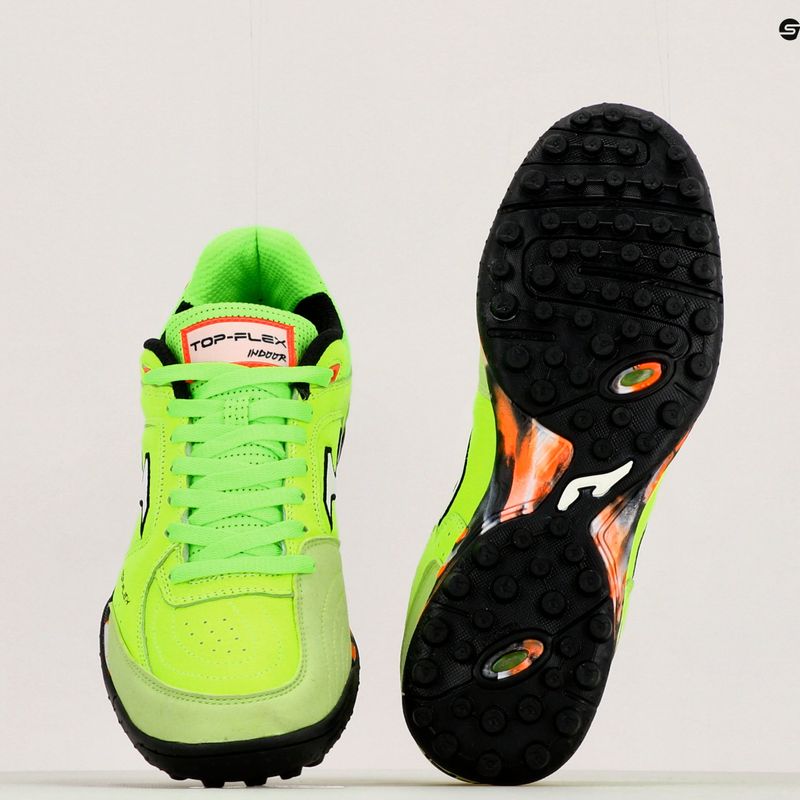 Ghete de fotbal pentru bărbați Joma Top Flex TF verde fluor 11