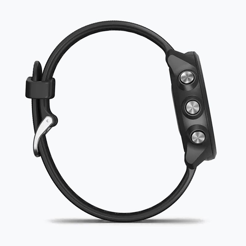 Ceas sport Garmin Forerunner 245 Music cu monitor ritm cardiac HRM Elevate Ox, negru, 010-02120-30 4