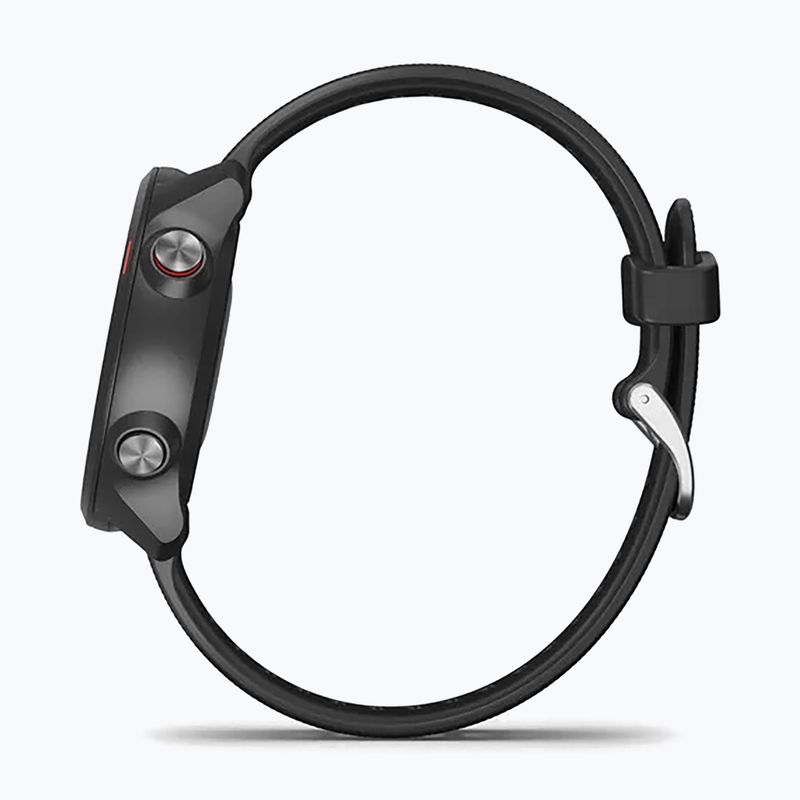 Ceas sport Garmin Forerunner 245 Music cu monitor ritm cardiac HRM Elevate Ox, negru, 010-02120-30 5