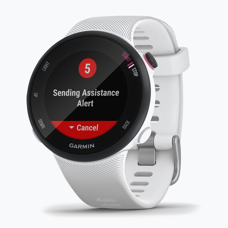 Ceas sport Garmin Forerunner 45S, alb, 010-02156-10