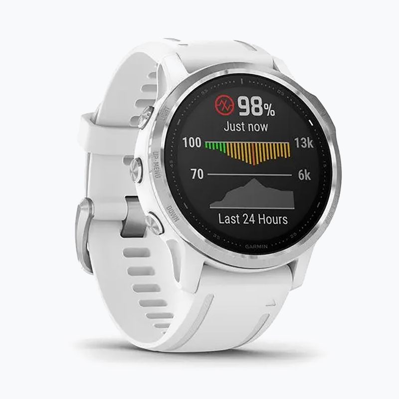 Ceas sport Garmin Fenix 6S, alb, 010-02159-00 3