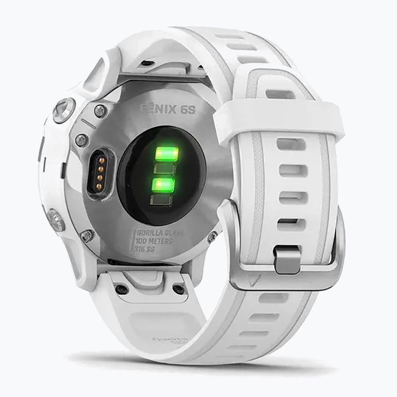 Ceas sport Garmin Fenix 6S, alb, 010-02159-00 6