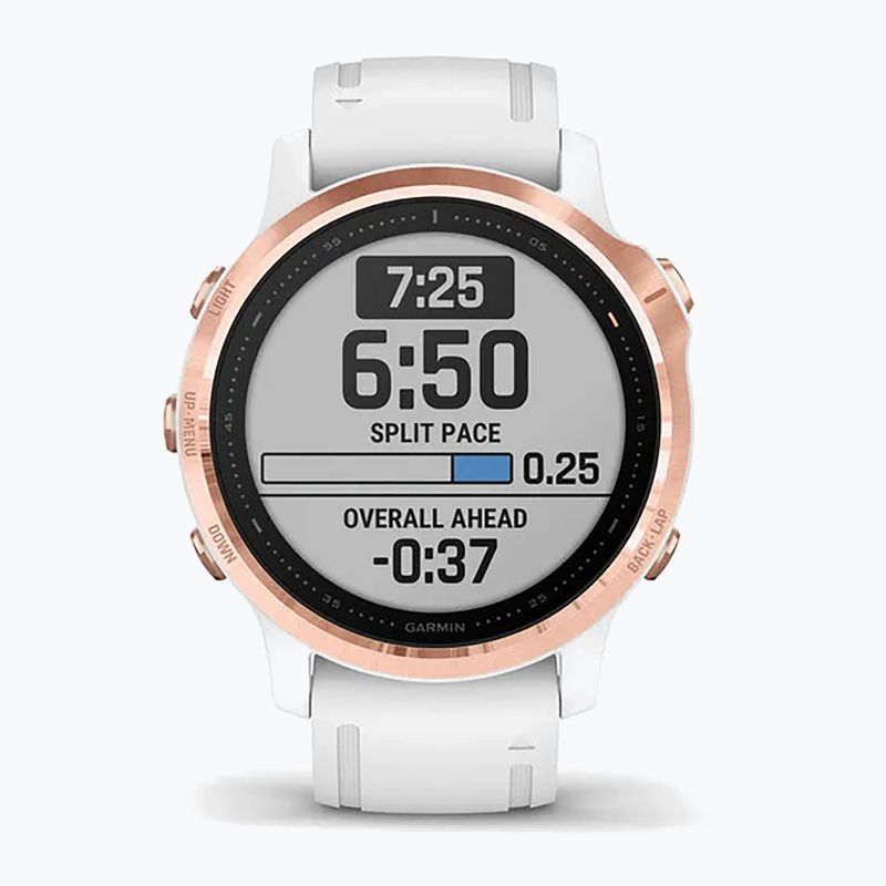 Ceas sport Garmin Fenix 6S PRO, alb, 010-02159-11 2