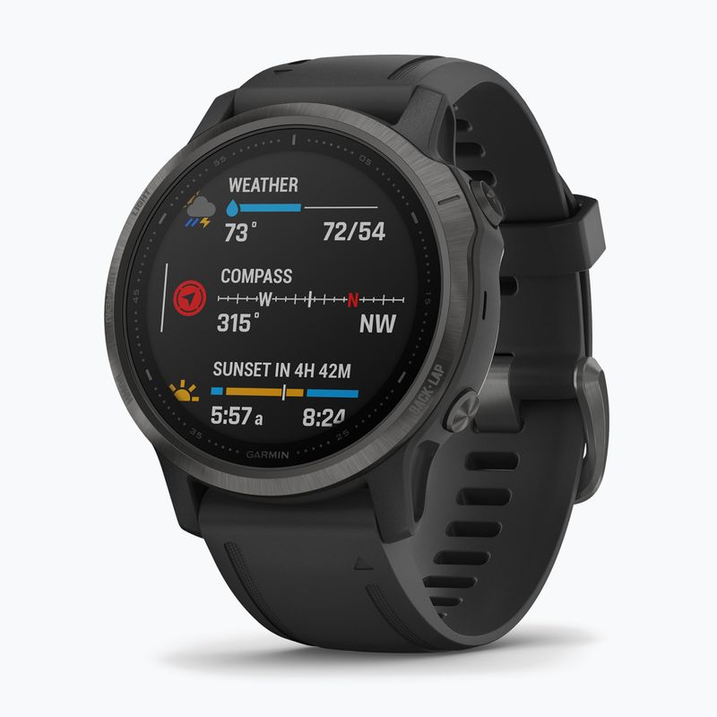 Ceas sport Garmin Fenix 6S Sapphire, negru, 010-02159-25