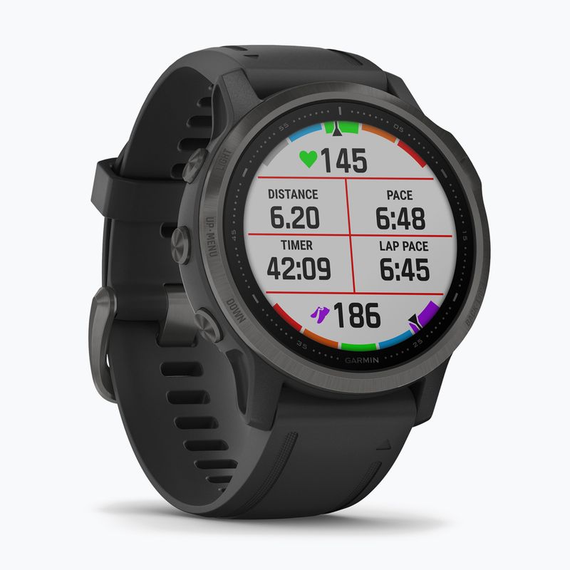 Ceas sport Garmin Fenix 6S Sapphire, negru, 010-02159-25 3
