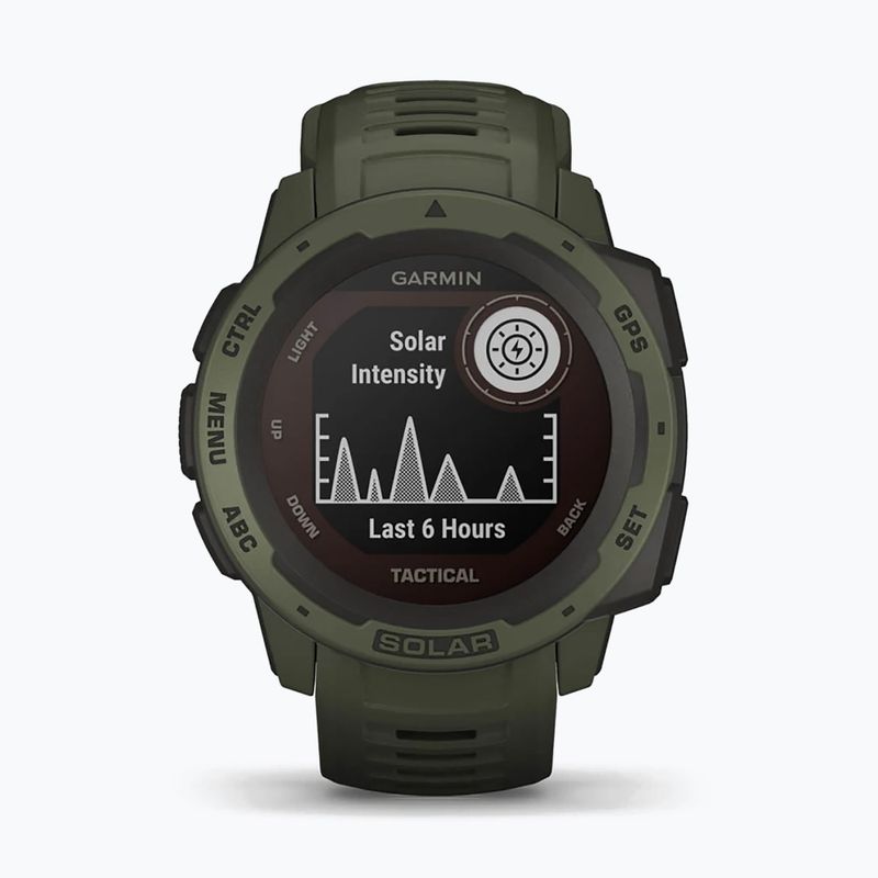 Ceas sport Garmin Instinct Solar Tactical Edition, verde, 010-02293-04 2