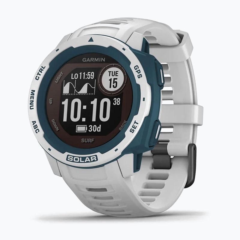 Ceas sport Garmin Instinct Solar Surf Edition, alb, 010-02293-08