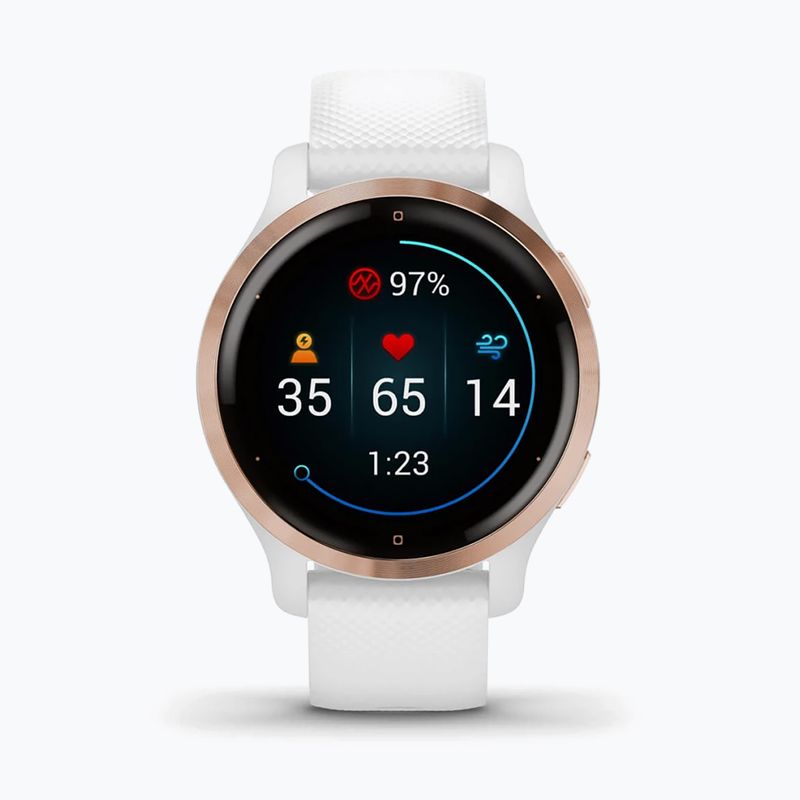 Ceas sport Garmin Venu 2S, alb, 010-02429-13 2