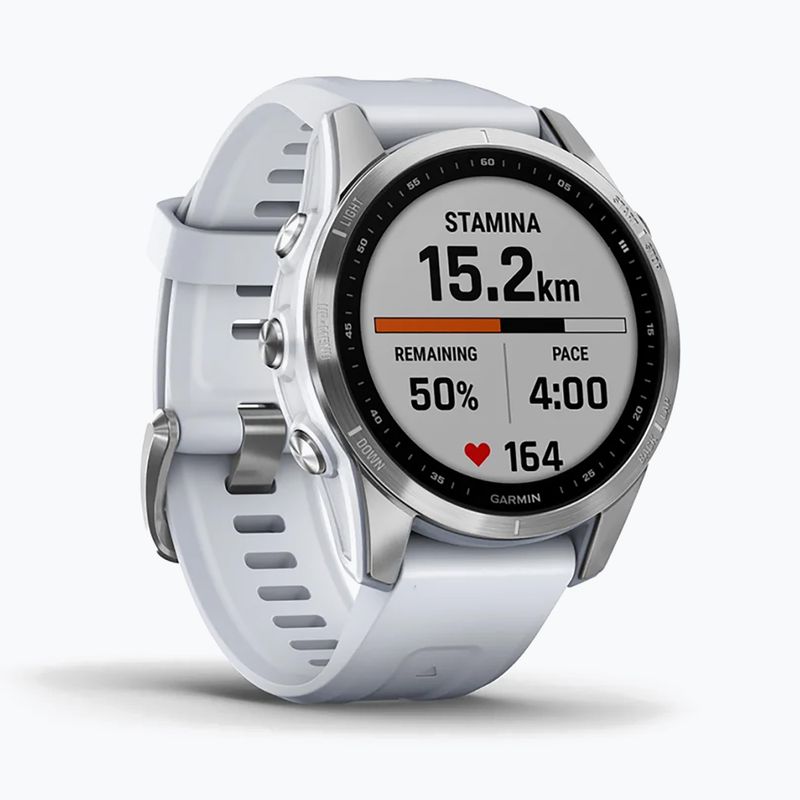 Ceas sport Garmin Fenix 7S Hrm Elevate Ox argintiu 010-02539-03 3