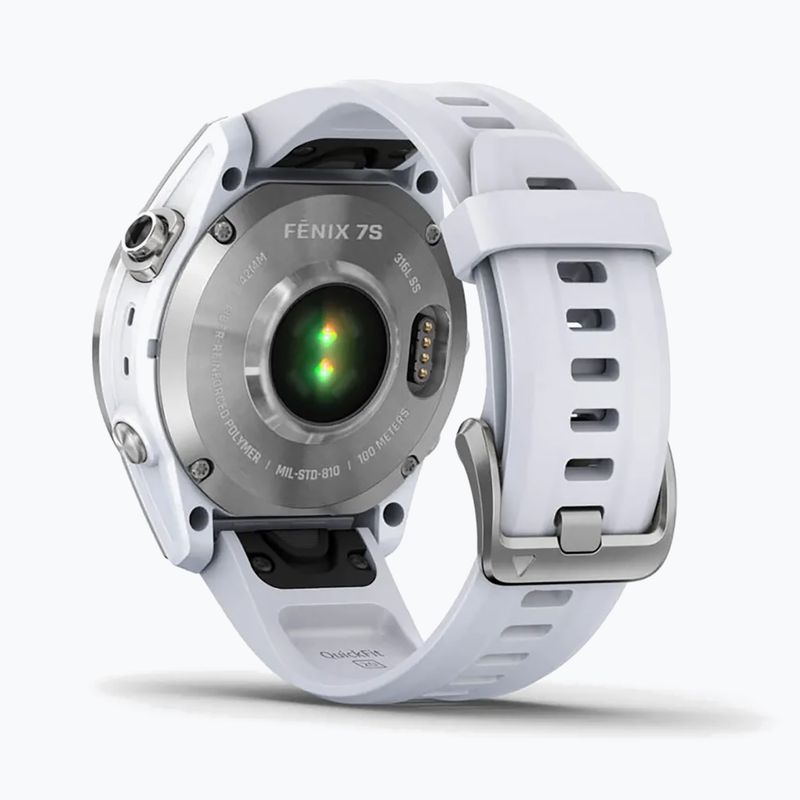 Ceas sport Garmin Fenix 7S Hrm Elevate Ox argintiu 010-02539-03 6