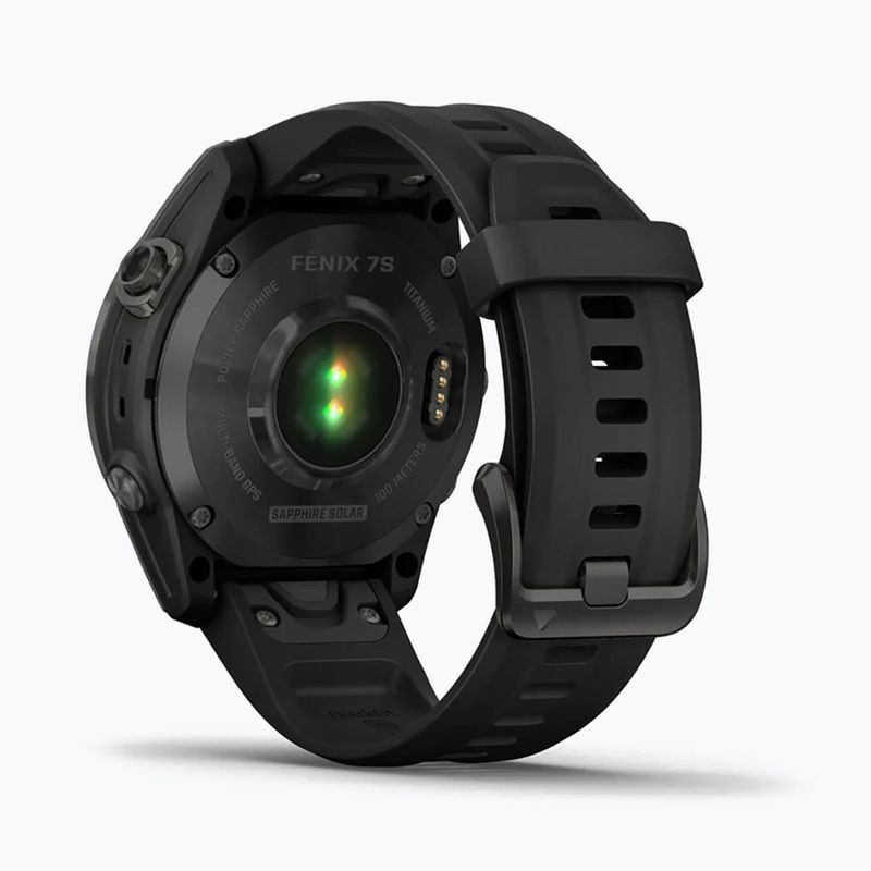 Ceas sport Garmin Fenix 7S Sapphire Solar Hrm Elevate Ox negru 010-02539-25 6