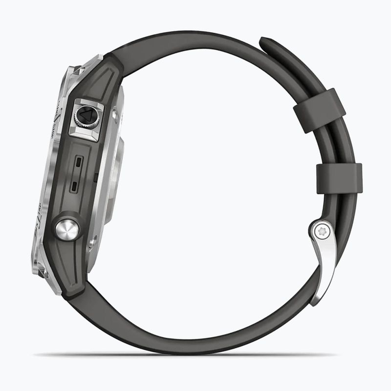 Ceas sport Garmin Fenix 7 Hrm Elevate Ox argintiu 010-02540-01 5