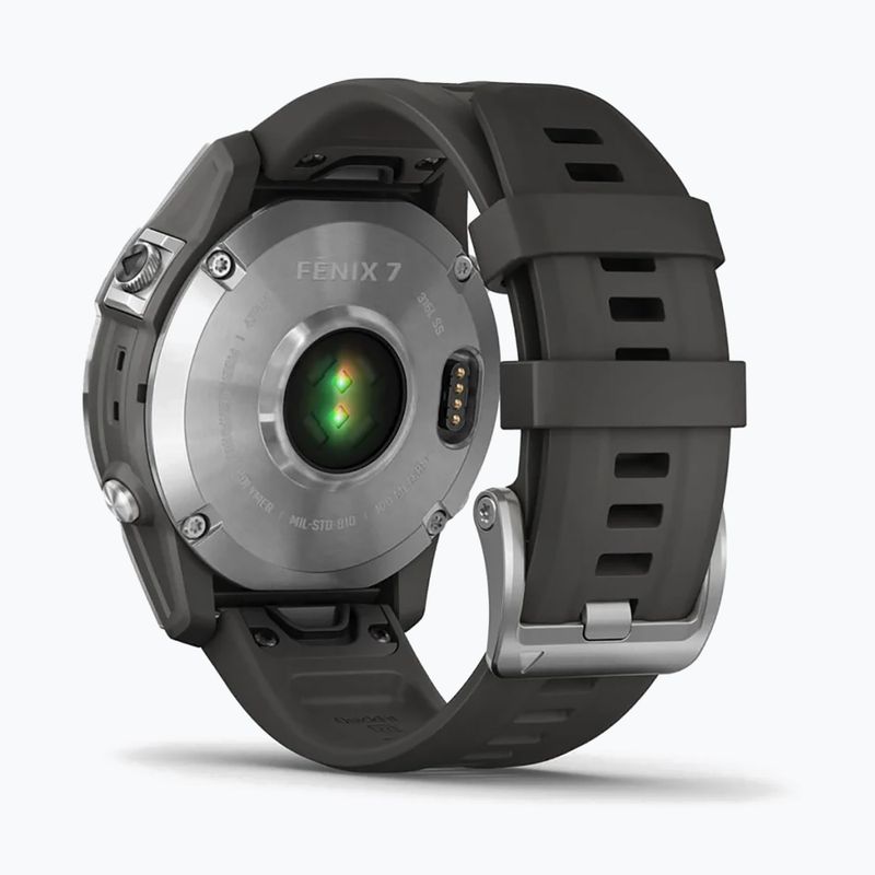 Ceas sport Garmin Fenix 7 Hrm Elevate Ox argintiu 010-02540-01 6