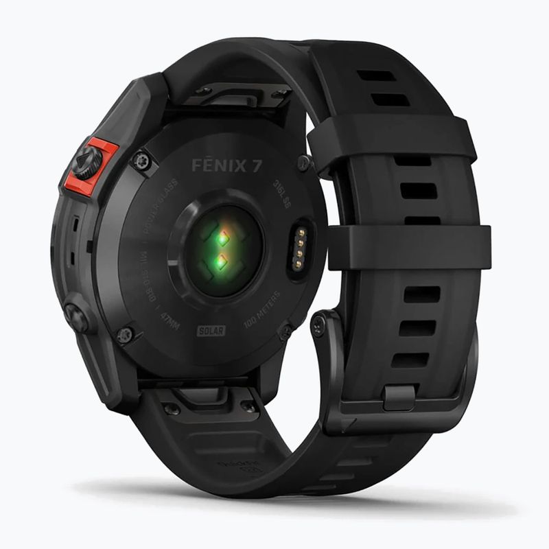 Ceas sport Garmin Fenix 7 Solar Hrm Elevate Ox negru 010-02540-11 6