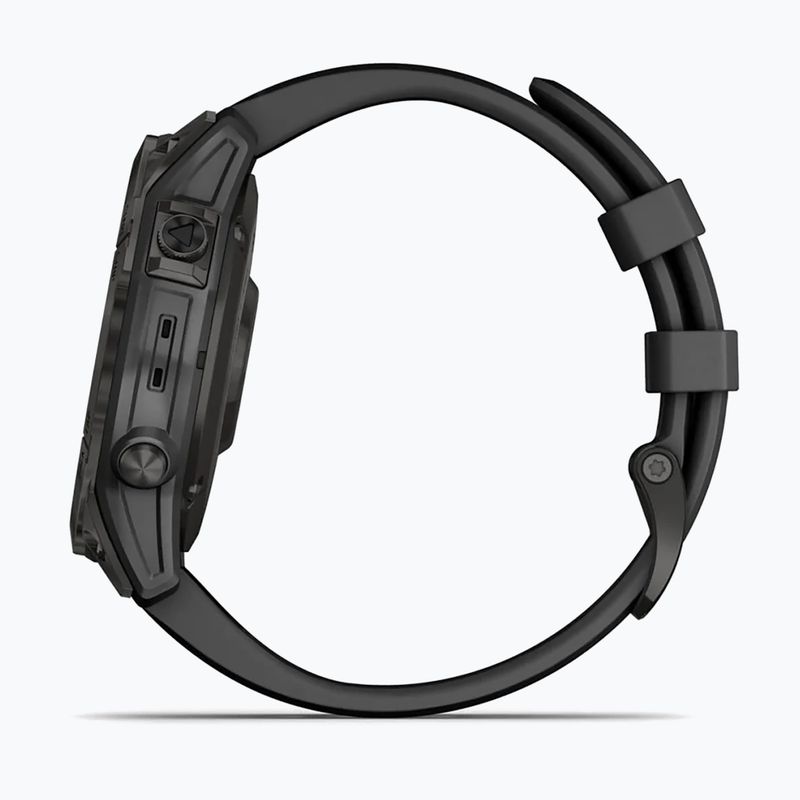 Ceas sport Garmin Fenix 7 Sapphire Solar Hrm Elevate Ox negru 010-02540-21 5