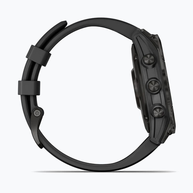 Ceas sport Garmin Fenix 7 Sapphire Solar Hrm Elevate Ox negru 010-02540-35 4