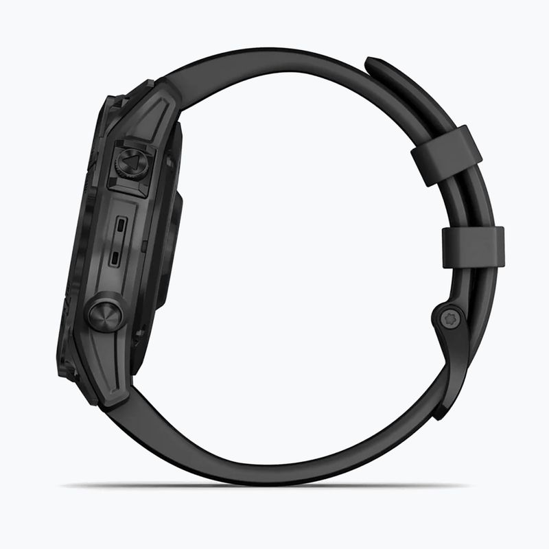 Ceas sport Garmin Fenix 7 Sapphire Solar Hrm Elevate Ox negru 010-02540-35 5