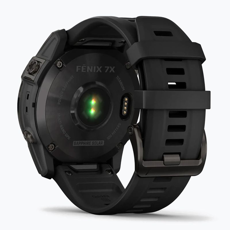 Ceas sport Garmin Fenix 7X Sapphire Solar Hrm Elevate Ox negru 010-02541-11 6