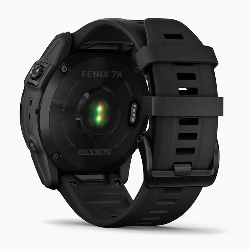 Ceas sport Garmin Fenix 7X Sapphire Solar Hrm Elevate Ox negru 010-02541-23 6