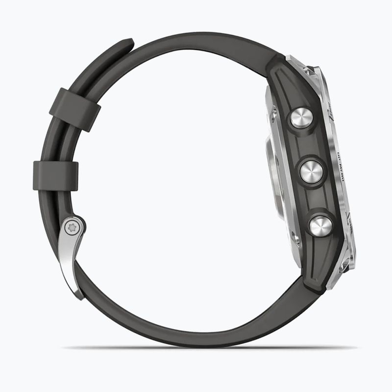 Ceas sport Garmin Epix 2 Hrm Elevate Ox argintiu 010-02582-01 4