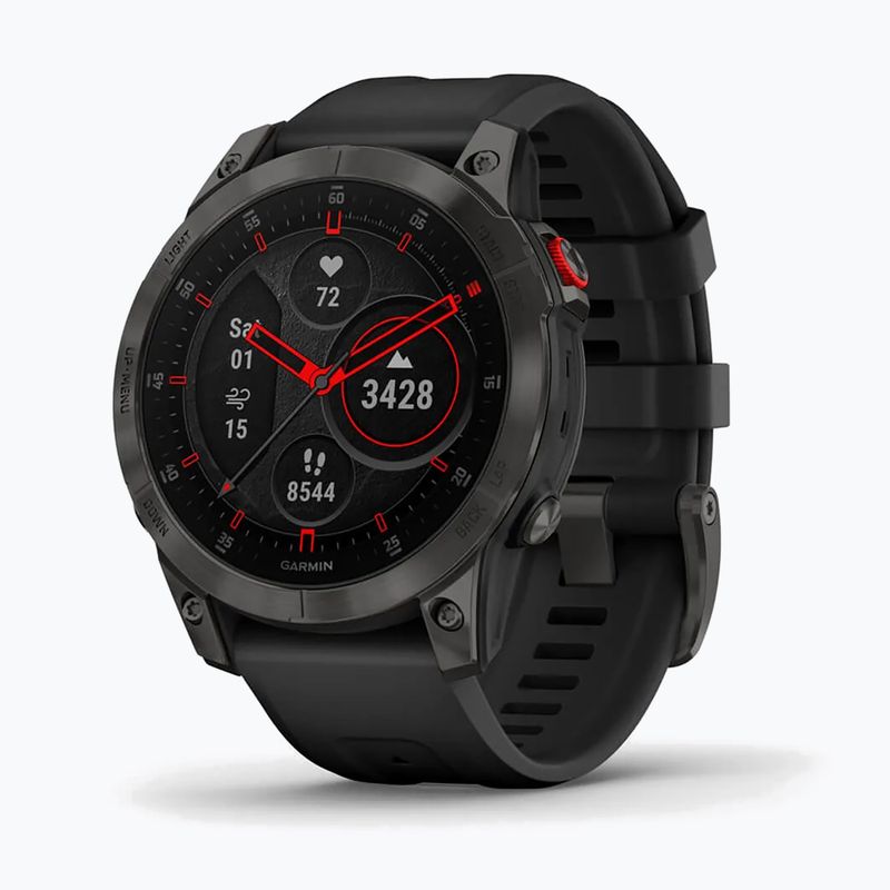 Ceas sport Garmin Epix 2 Sapphire HRM Elevate Ox negru 010-02582-11
