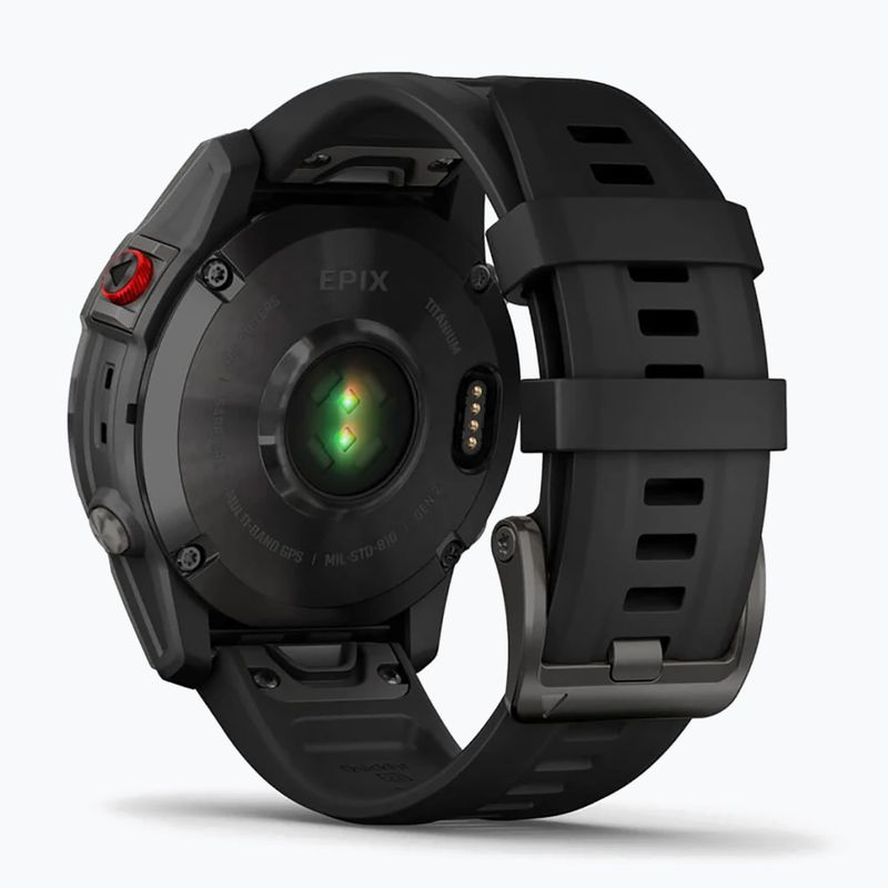 Ceas sport Garmin Epix 2 Sapphire HRM Elevate Ox negru 010-02582-11 6